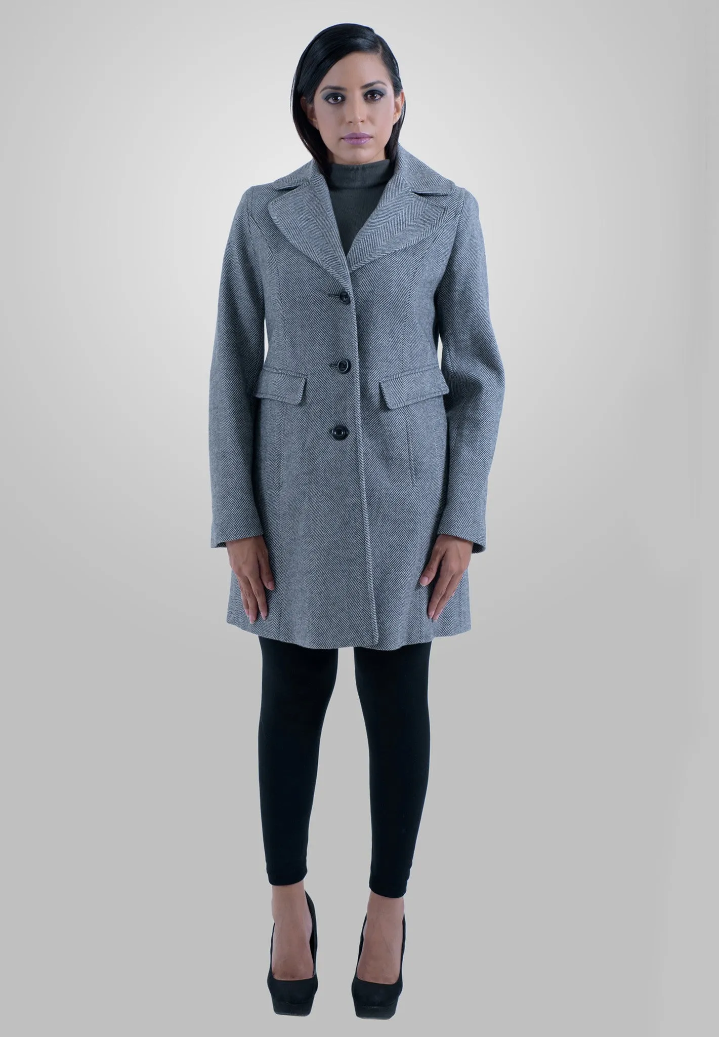 DELLA - CLASSIC SINGLE BREASTED LONG COAT