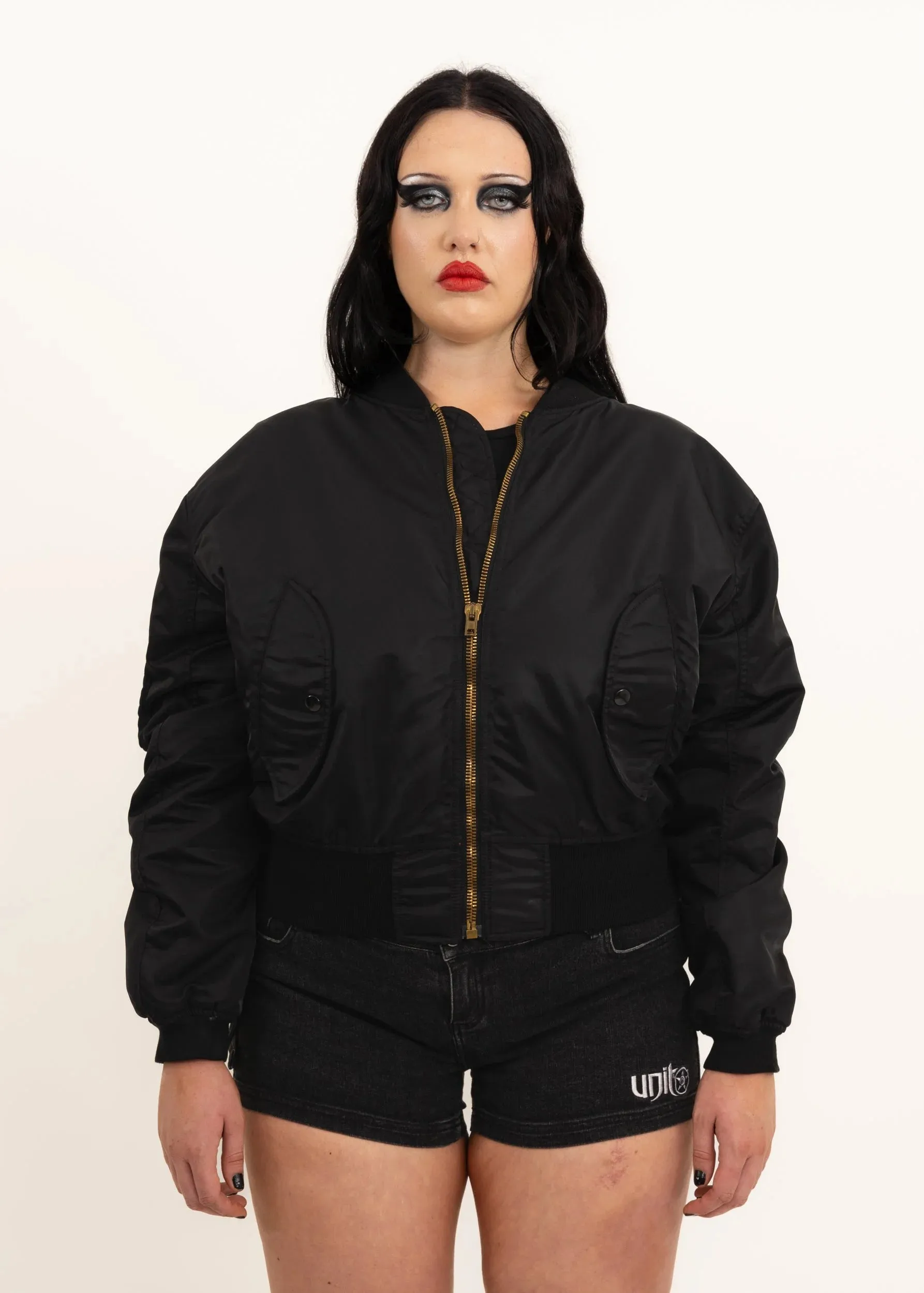 Double Zip Bomber Jacket