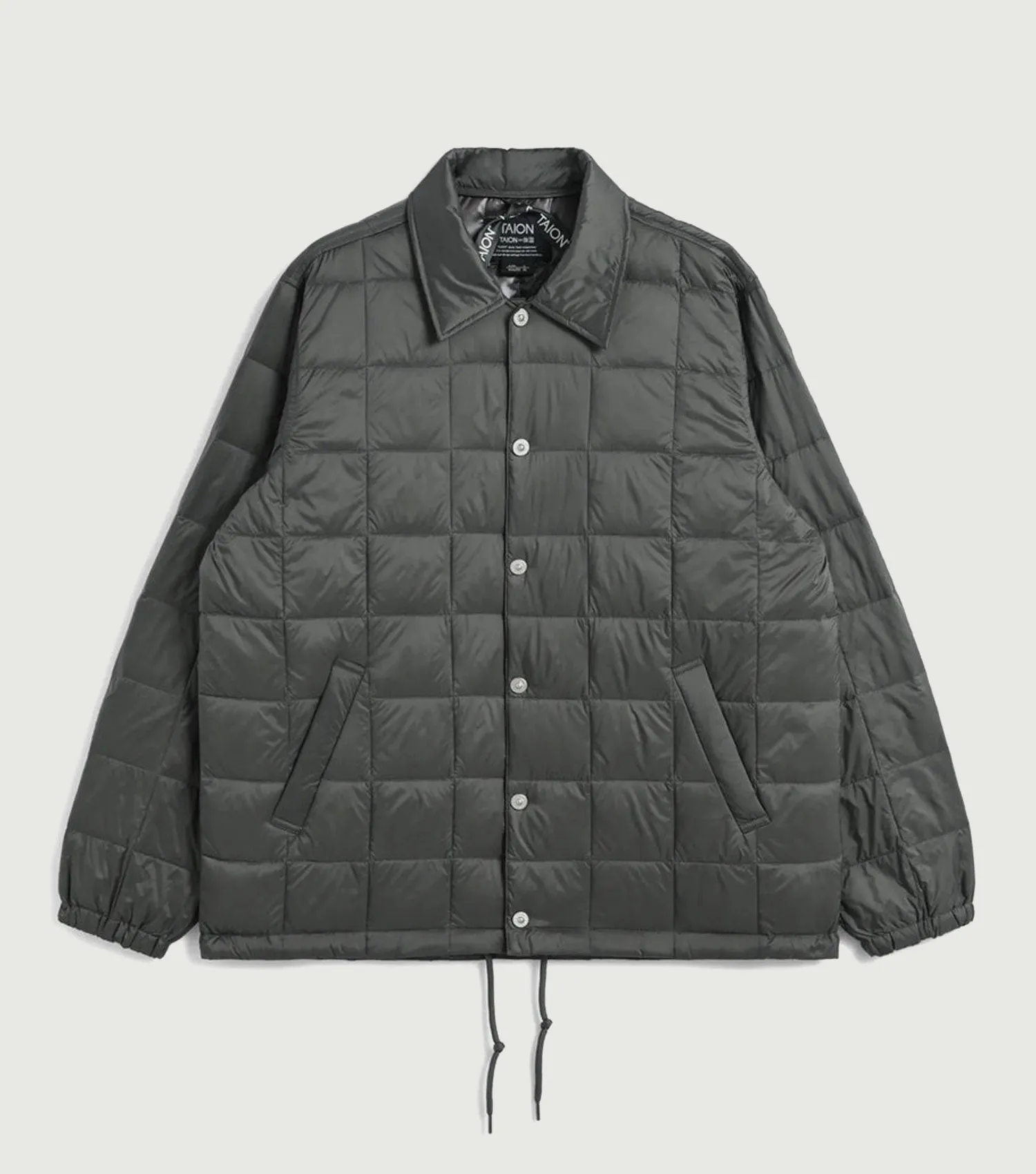 Down Coach Jacket D.Charcoal