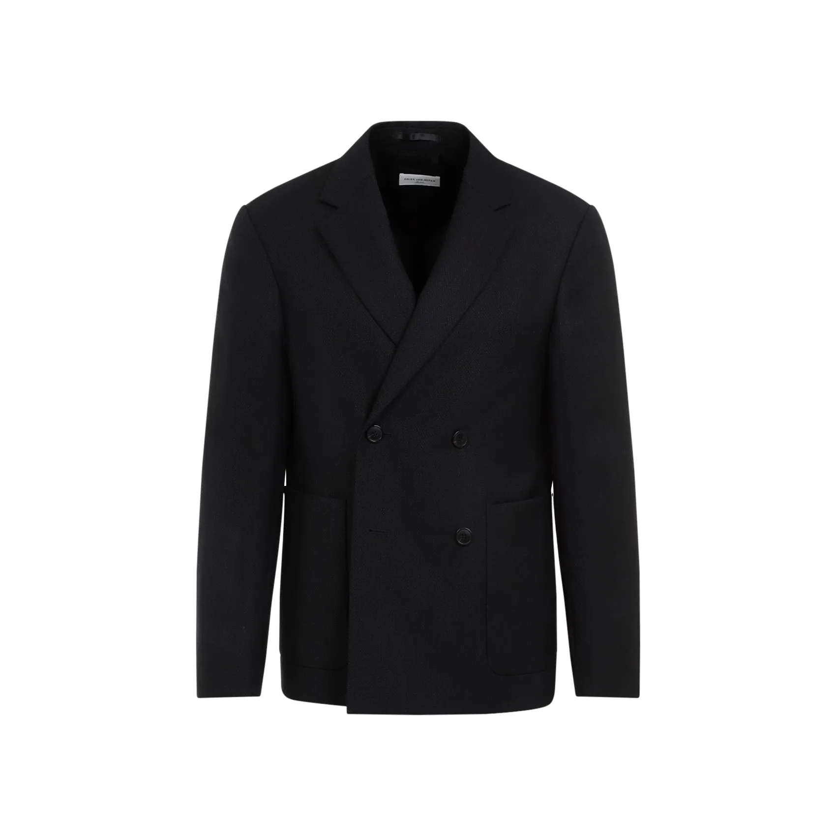 DRIES VAN NOTEN Elegant Wool Jacket for Men - FW24 Collection