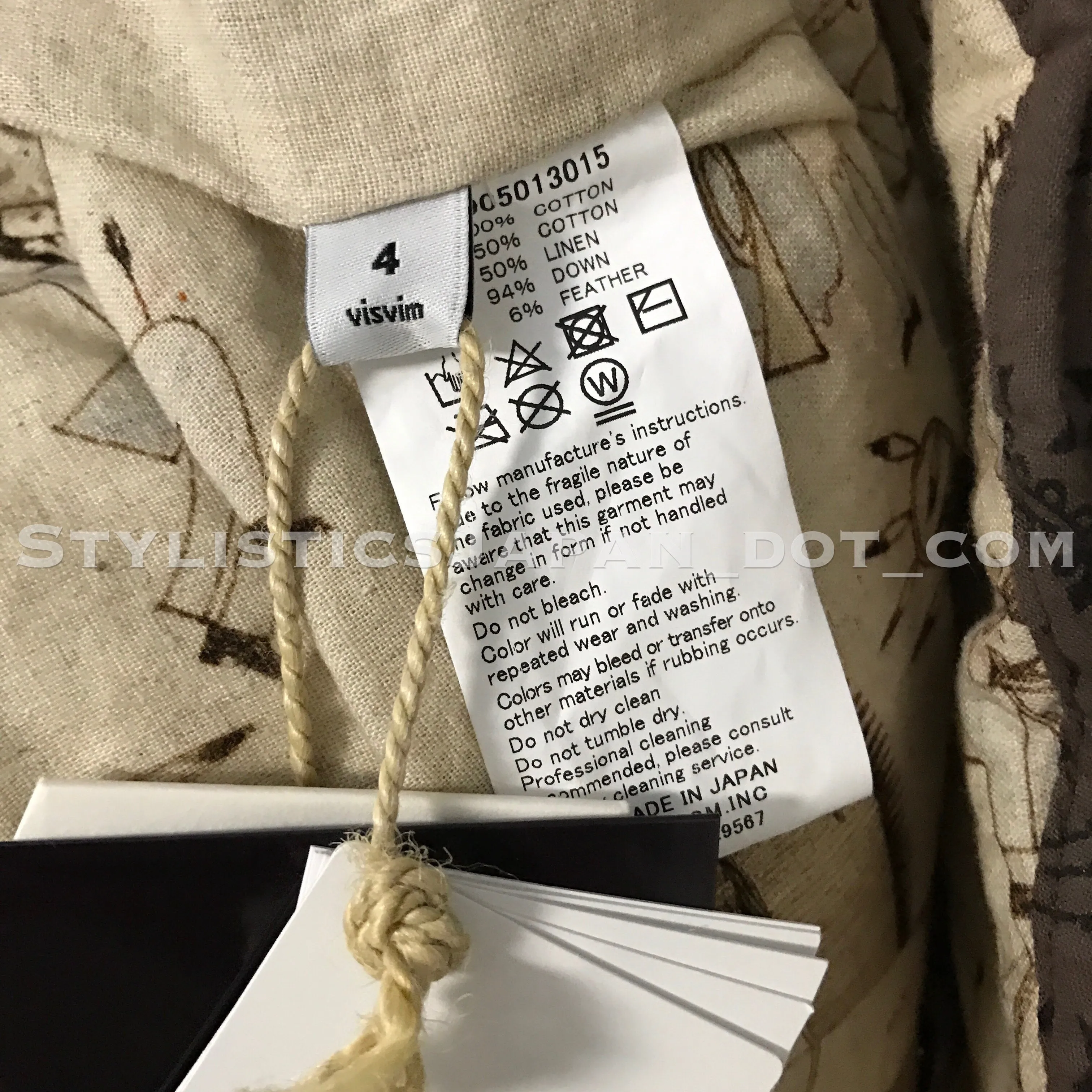 DS! Visvim ICT Kerchief Down Jacket N.D. Mud 4 XL