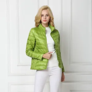 Duck Down Jacket Women Light Coat Female Warm Parkas for Women's Outwear 90% White Duck Down High