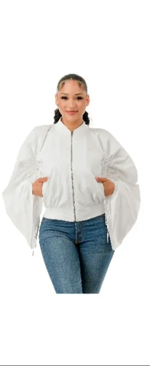 Exaggerated Bomber Jacket