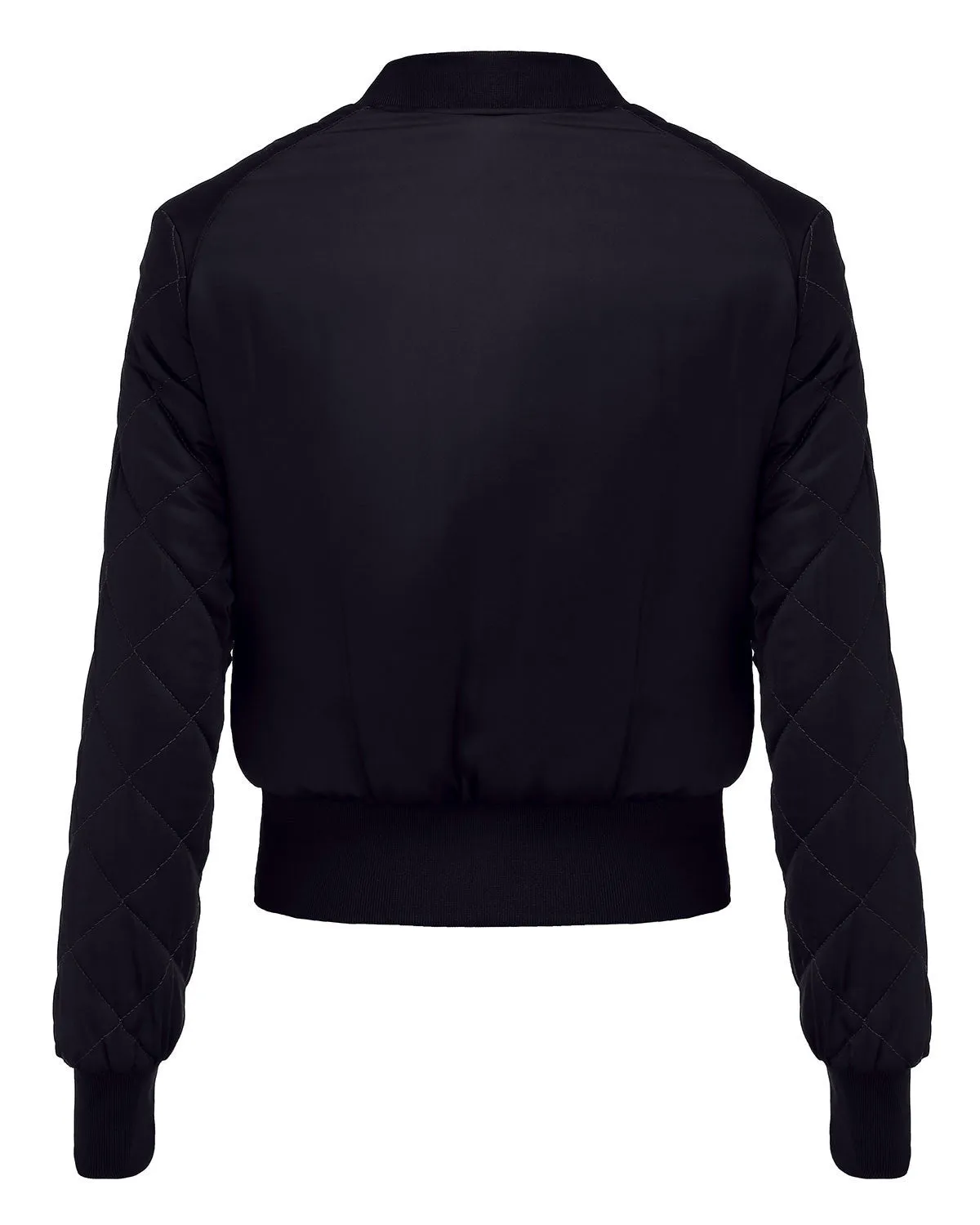 Fashion Brand Warm Women Zip Up Quilted Coat Jacket Short Slim Padded Bomber Fleece Pocket Outerwear S--2XL