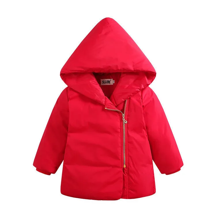 Fashion Children Girls Boys Warm Thick Down Parkas Children Long Outerwear Hooded Jacket Coat Clothing for Kids