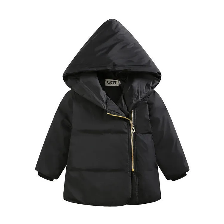 Fashion Children Girls Boys Warm Thick Down Parkas Children Long Outerwear Hooded Jacket Coat Clothing for Kids