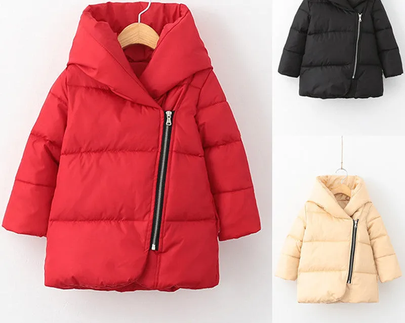 Fashion Children Girls Boys Warm Thick Down Parkas Children Long Outerwear Hooded Jacket Coat Clothing for Kids