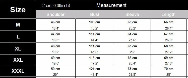 Fashion Jacket Men Stand Collar Casual Coats Loose Bomber Jacket Plus Size M-XXXL