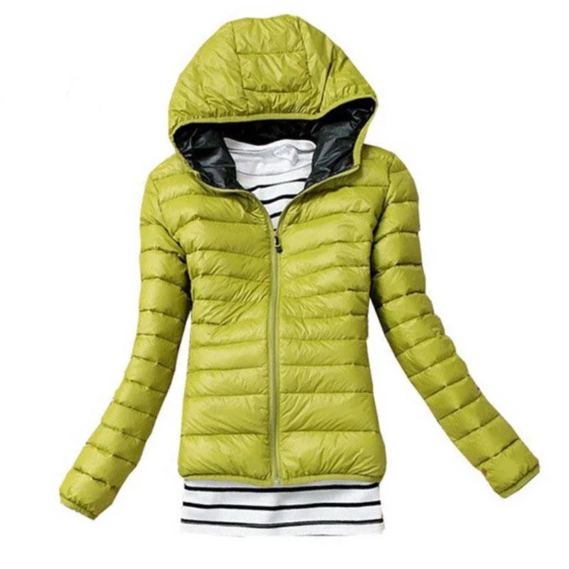 Fashion Parkas Winter Female Down Jacket Women Clothing Winter Coat Color Overcoat Women Jacket Parka