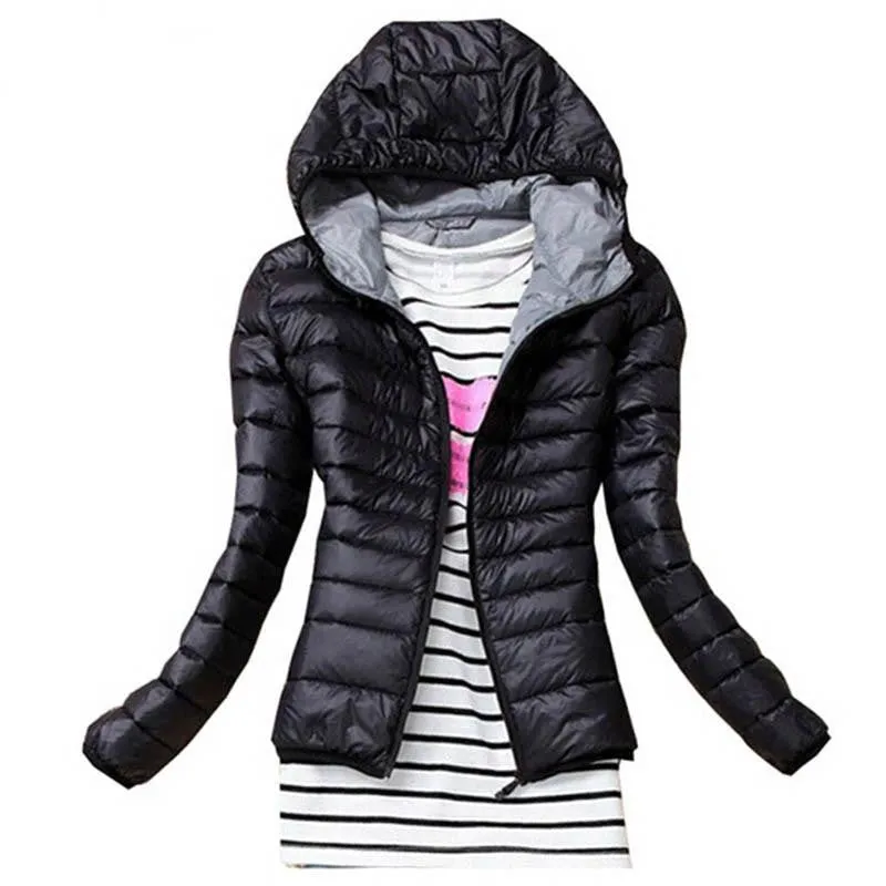 Fashion Parkas Winter Female Down Jacket Women Clothing Winter Coat Color Overcoat Women Jacket Parka