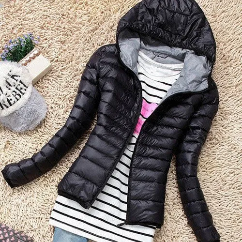 Fashion Parkas Winter Female Down Jacket Women Clothing Winter Coat Color Overcoat Women Jacket Parka