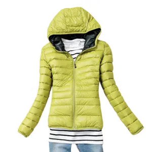 Fashion Parkas Winter Female Down Jacket Women Clothing Winter Coat Color Overcoat Women Jacket Parka