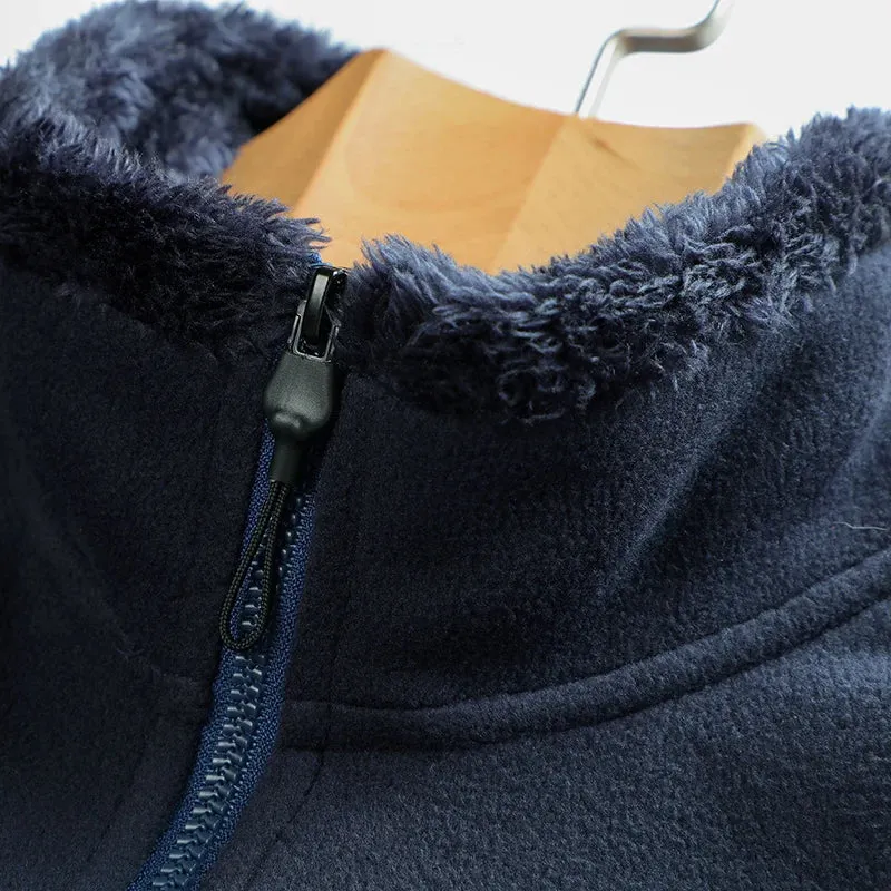 Fashion Polar Fleece Jacket Men Thermal Fleece Tactical Sports Coat Autumn Winter Militar Softshell Hiking Outdoor Army Jackets