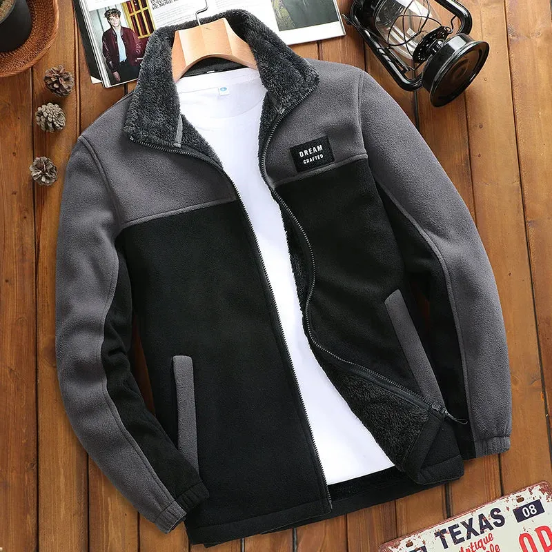 Fashion Polar Fleece Jacket Men Thermal Fleece Tactical Sports Coat Autumn Winter Militar Softshell Hiking Outdoor Army Jackets