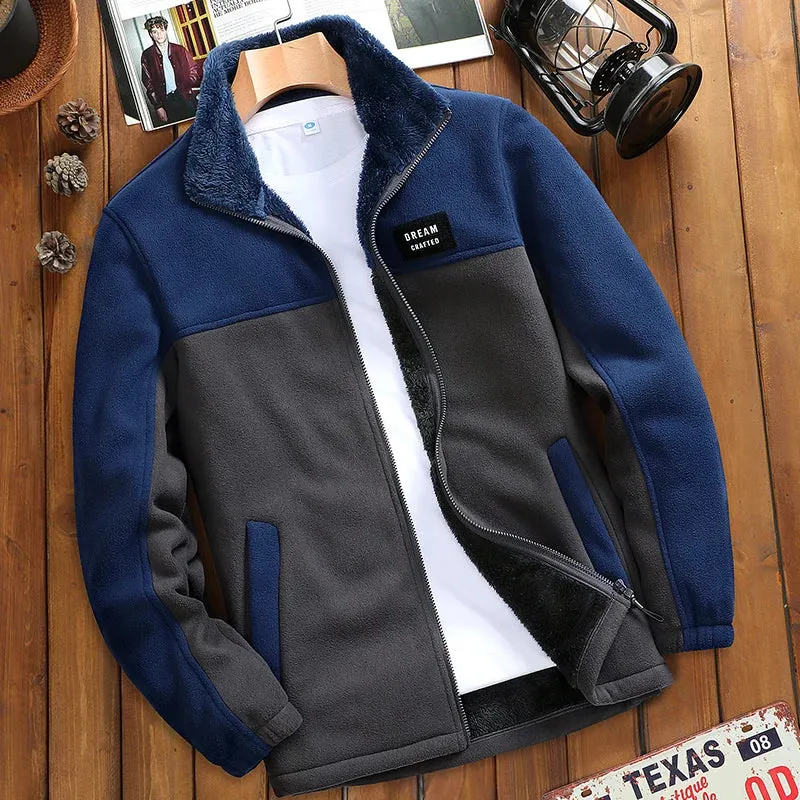 Fashion Polar Fleece Jacket Men Thermal Fleece Tactical Sports Coat Autumn Winter Militar Softshell Hiking Outdoor Army Jackets