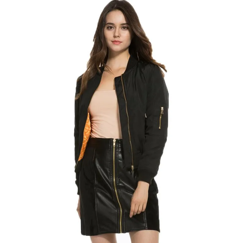 Flight army green bomber jacket women jacket and women's coat clothes bomber ladies