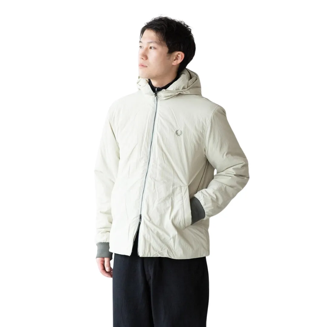 Fred Perry J6504 638 Field Green 2 In 1 Zip In Liner Parka