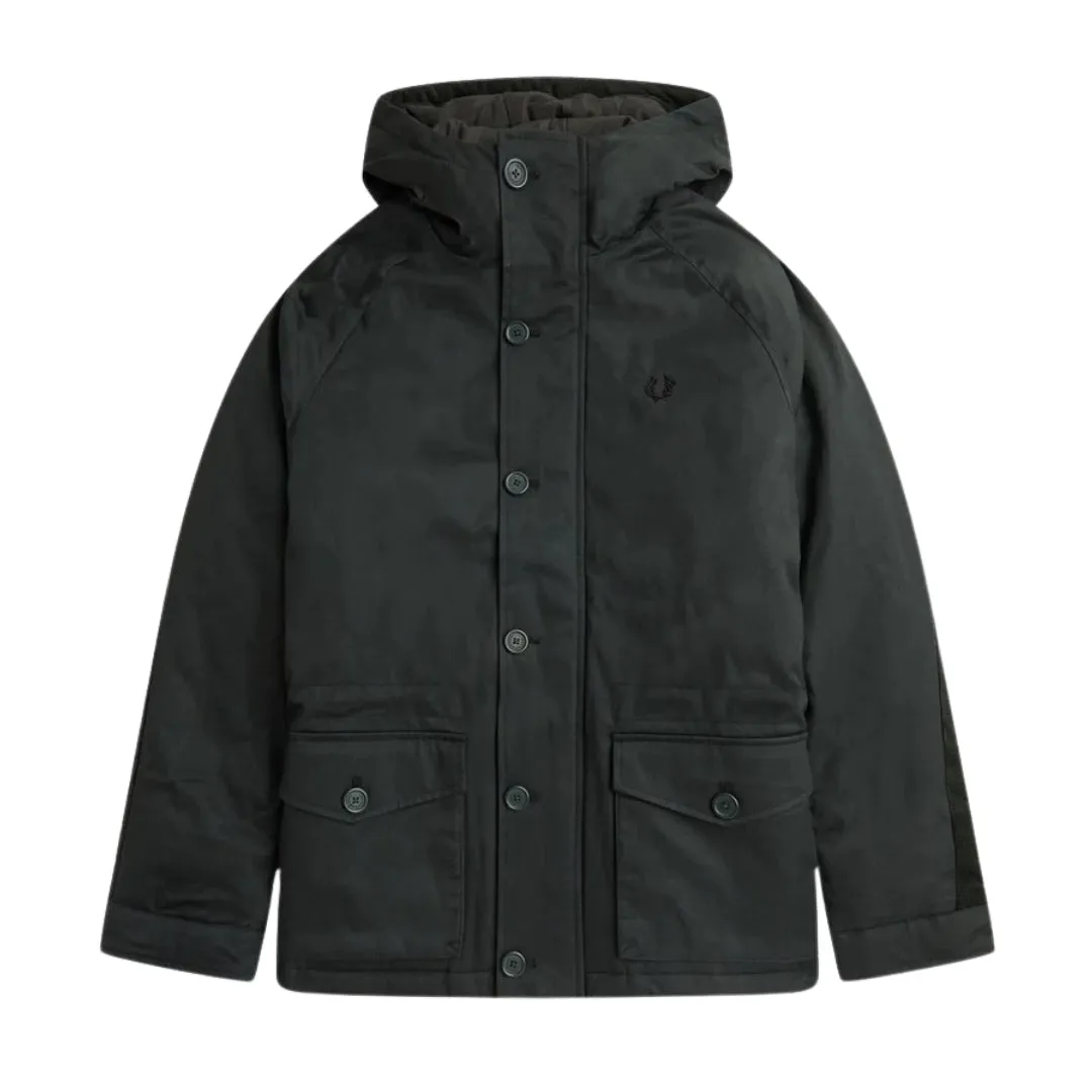 Fred Perry J6505 Q20 Night Green Short Snorkel Parka