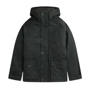 Fred Perry J6505 Q20 Night Green Short Snorkel Parka