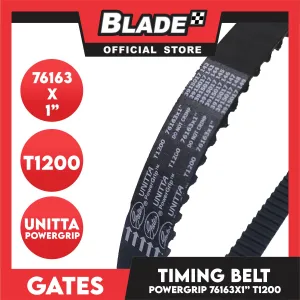 Gates Automotive PowerGrip Timing Fan Belt T1200 For Hyundai, Kia and Mitsubishi