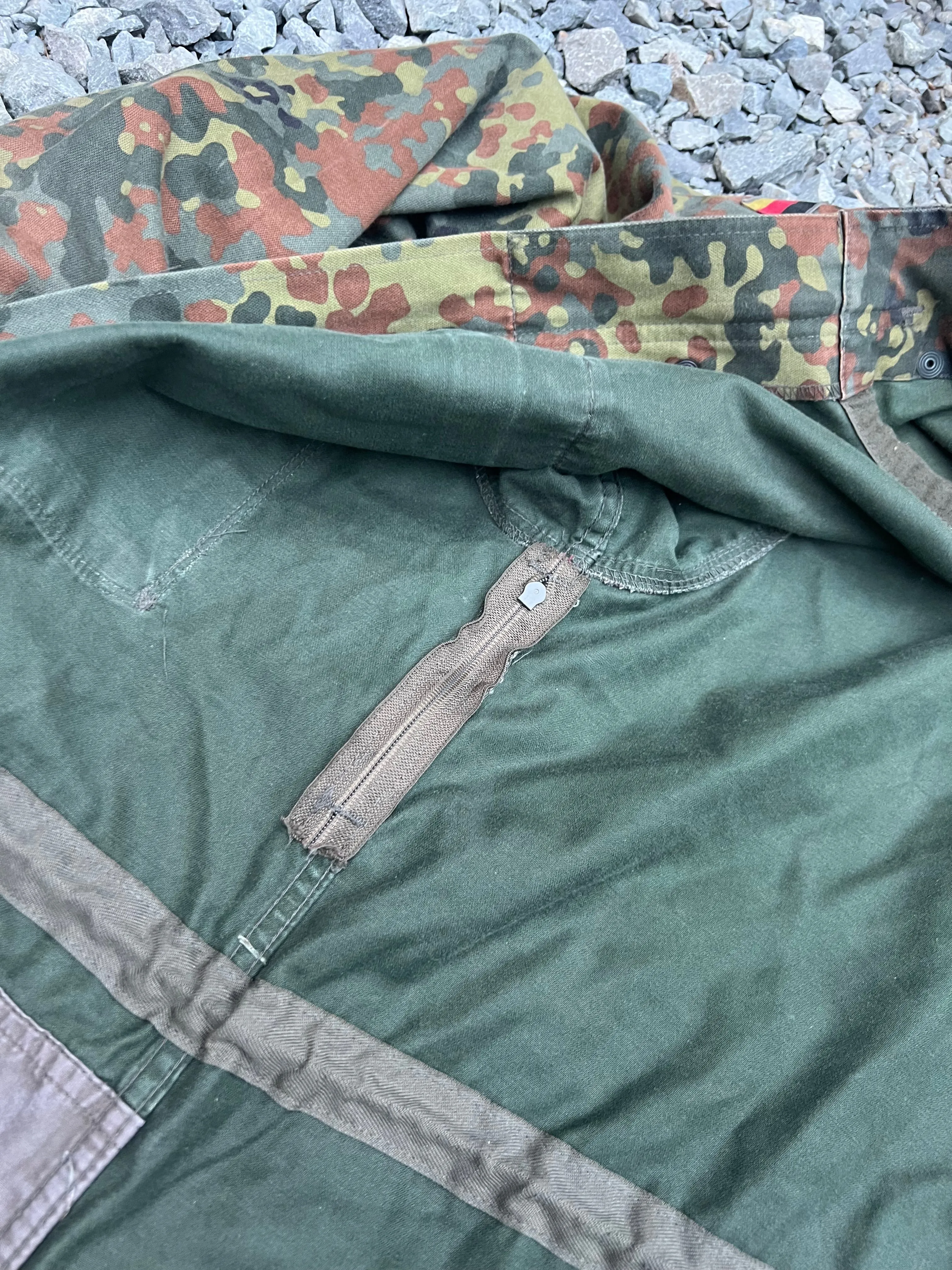 German Military Bundeswehr Flecktarn Light Parka - Used