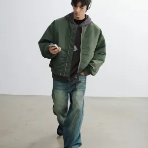Green Bomber Jacket