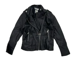 H&M faux leather moto jacket - 9-10