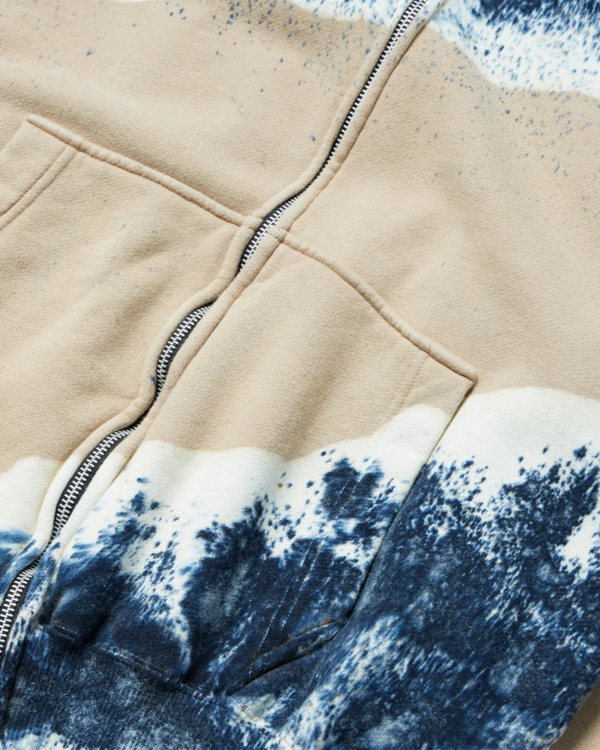 Hand Dye Twist Parka - Beige