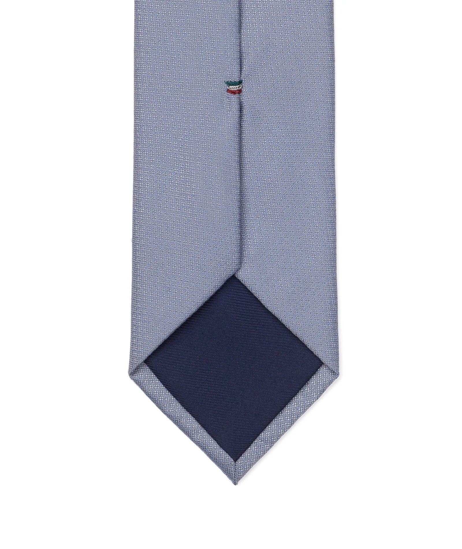 Handmade Grey Wool and Silk Men's Tie