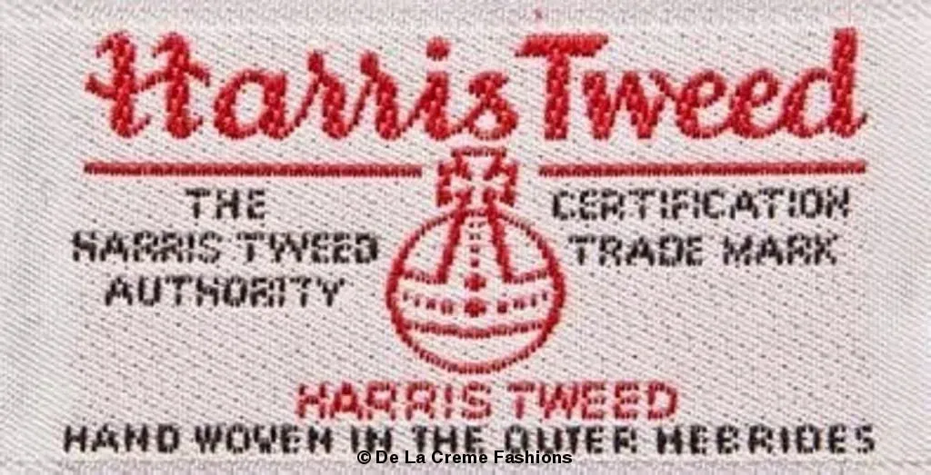 Harris Tweed Pea Coat - Wool Cashmere Blend | Femstylo
