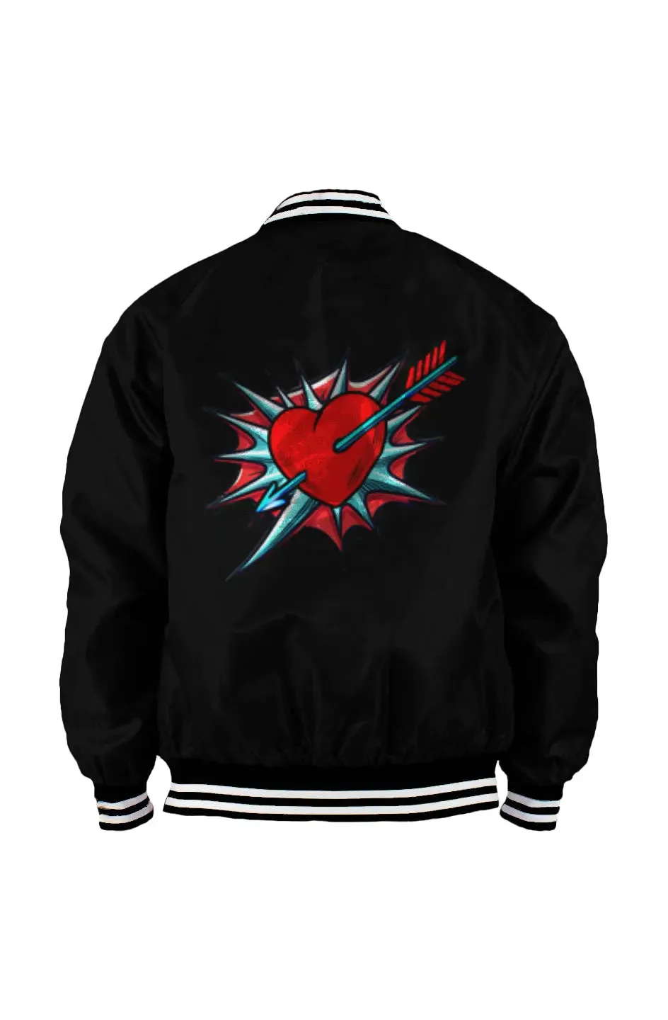 Heart & Arrow Men's Varsity Bomber Jacket
