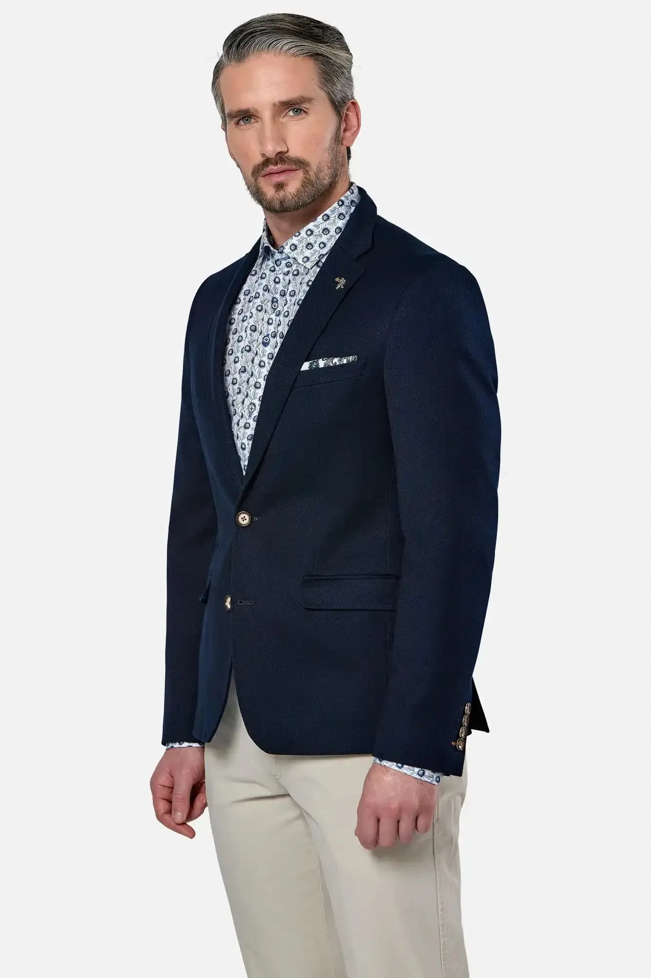 Herbie Frogg London City Blazer Sports Jacket Navy