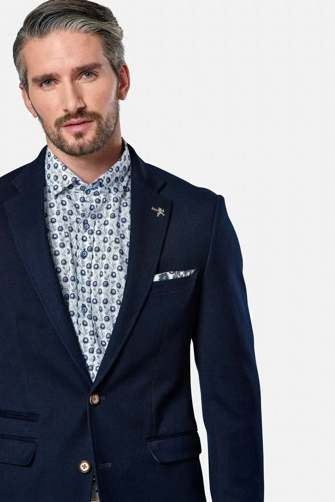 Herbie Frogg London City Blazer Sports Jacket Navy
