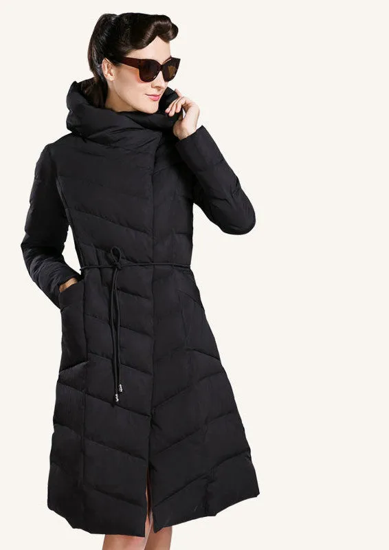 High Jacket Women Plus Size Long Fashionable Women's Coat Hooded Warm Down Jacket Parka 4XL