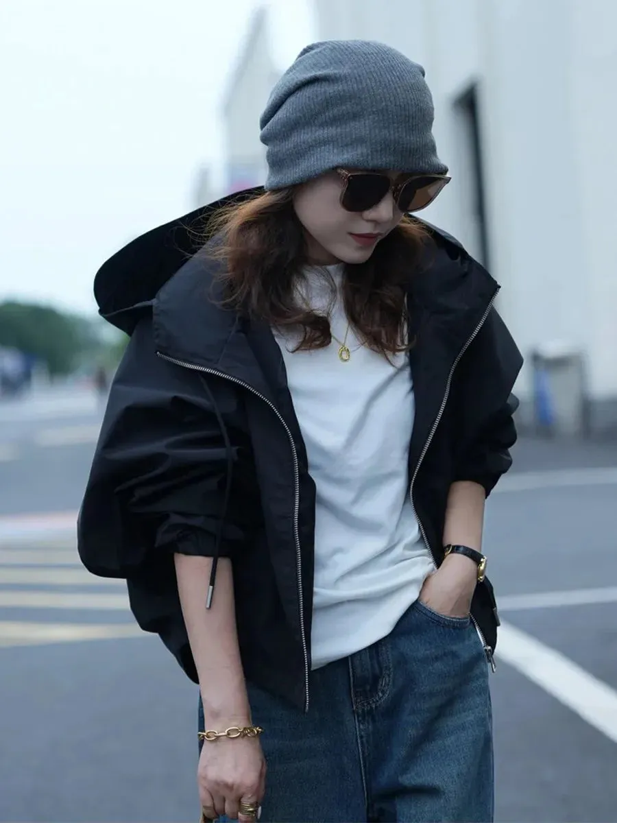 Hiking Camping Waterproof Jacket Women Hooded