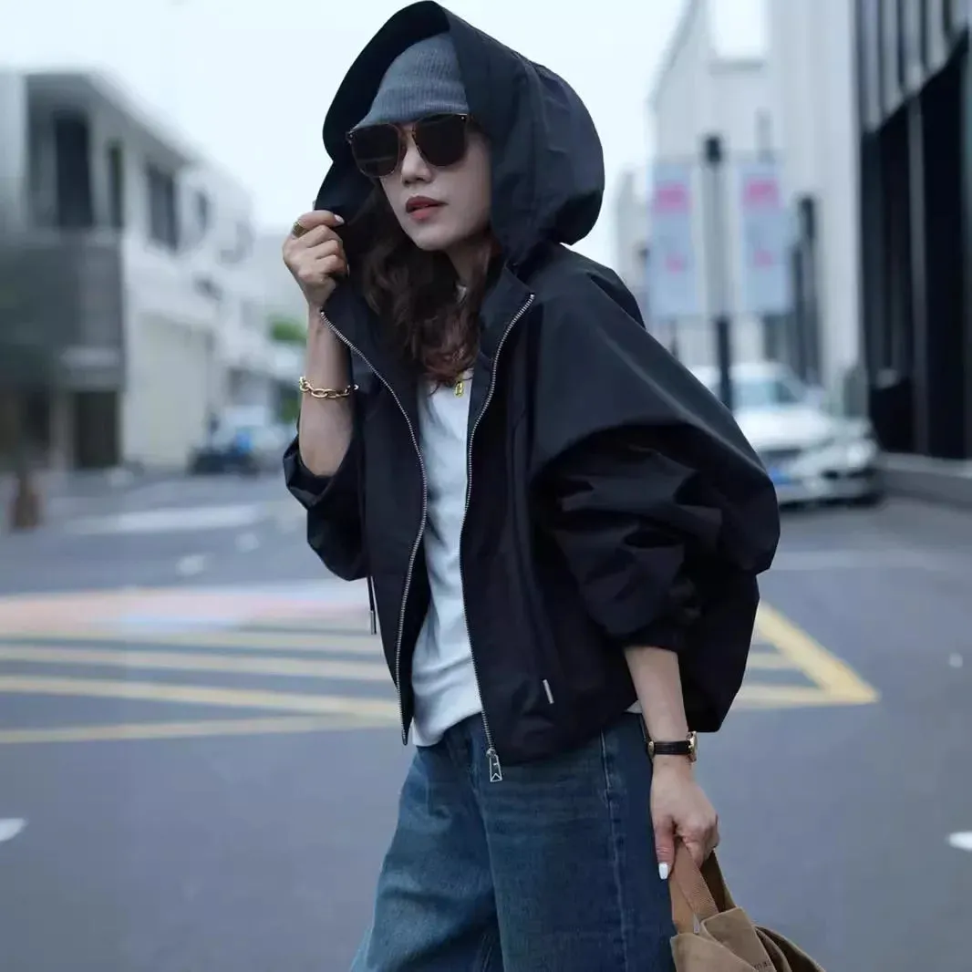 Hiking Camping Waterproof Jacket Women Hooded