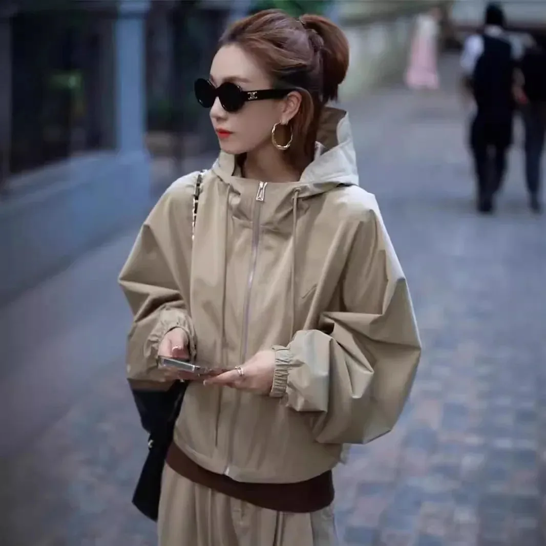 Hiking Camping Waterproof Jacket Women Hooded