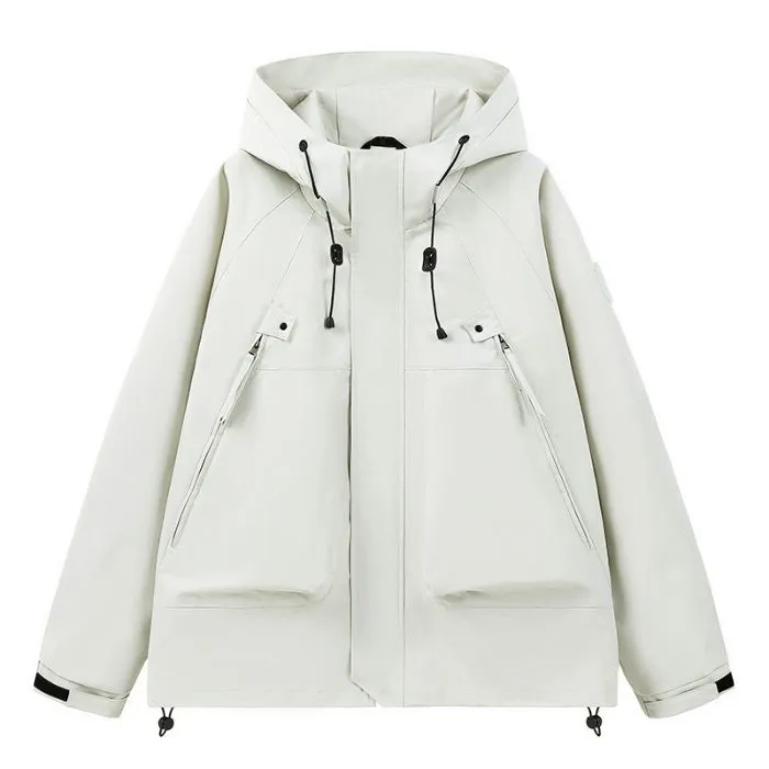 Hooded Raincoat for Men's Outdoor Camping Adventures
