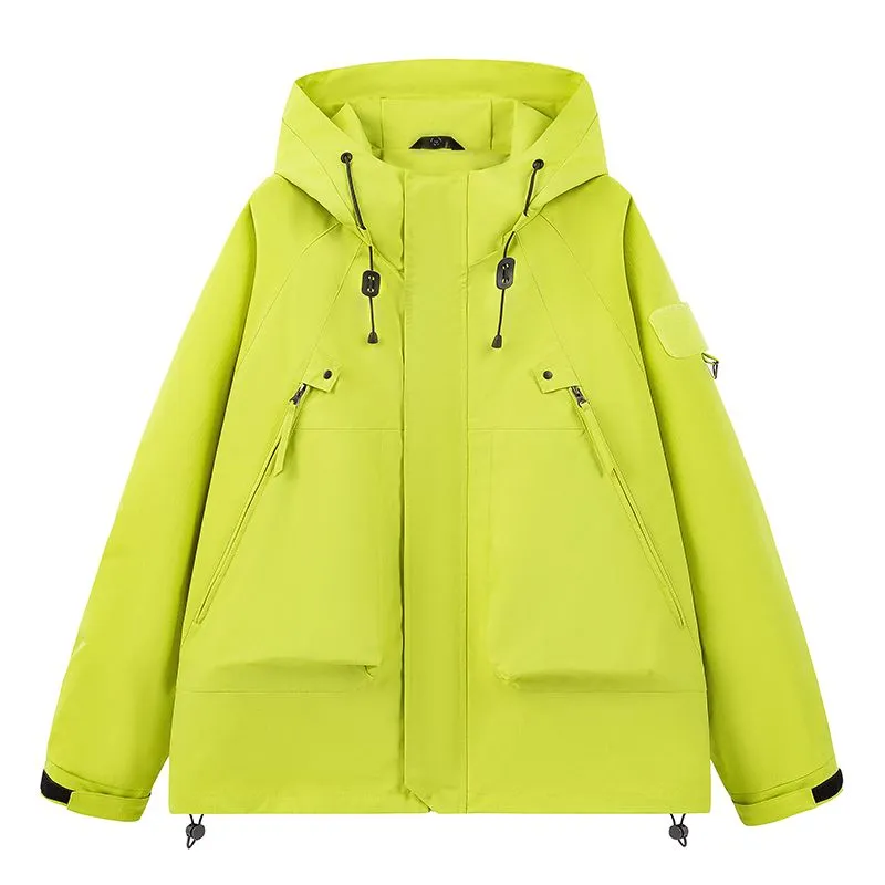 Hooded Raincoat for Men's Outdoor Camping Adventures
