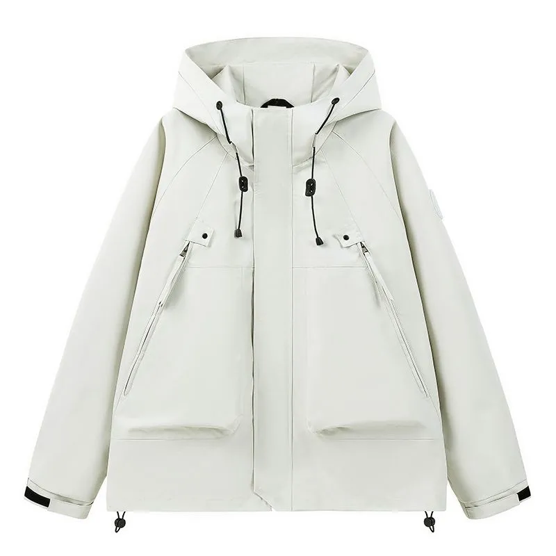 Hooded Raincoat for Men's Outdoor Camping Adventures