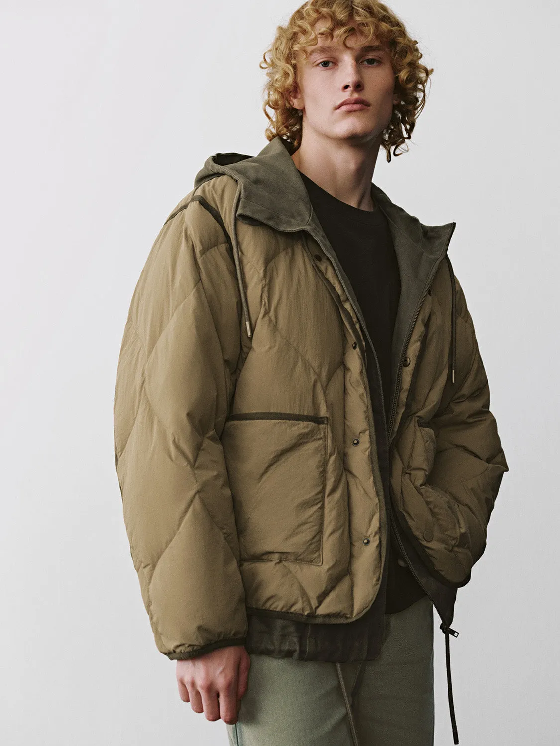Hoodie Padded Down Outerwear