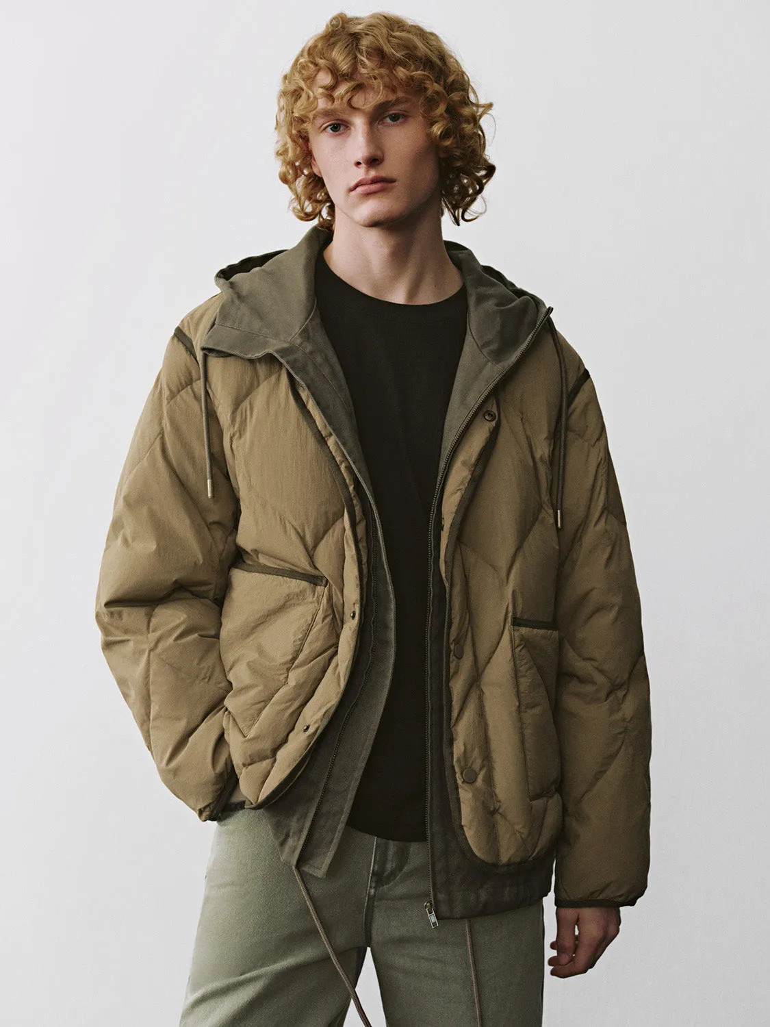 Hoodie Padded Down Outerwear