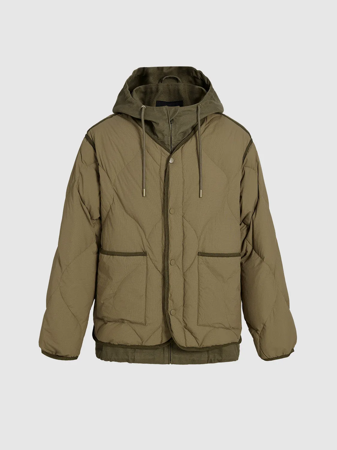 Hoodie Padded Down Outerwear