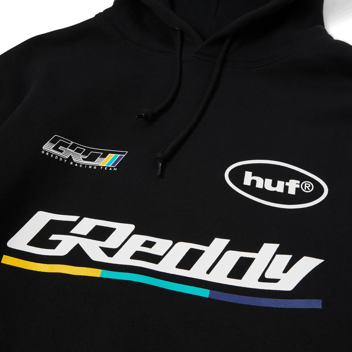 HUF x GReddy Drift Pullover- Black