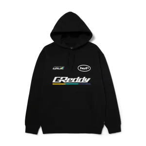 HUF x GReddy Drift Pullover- Black