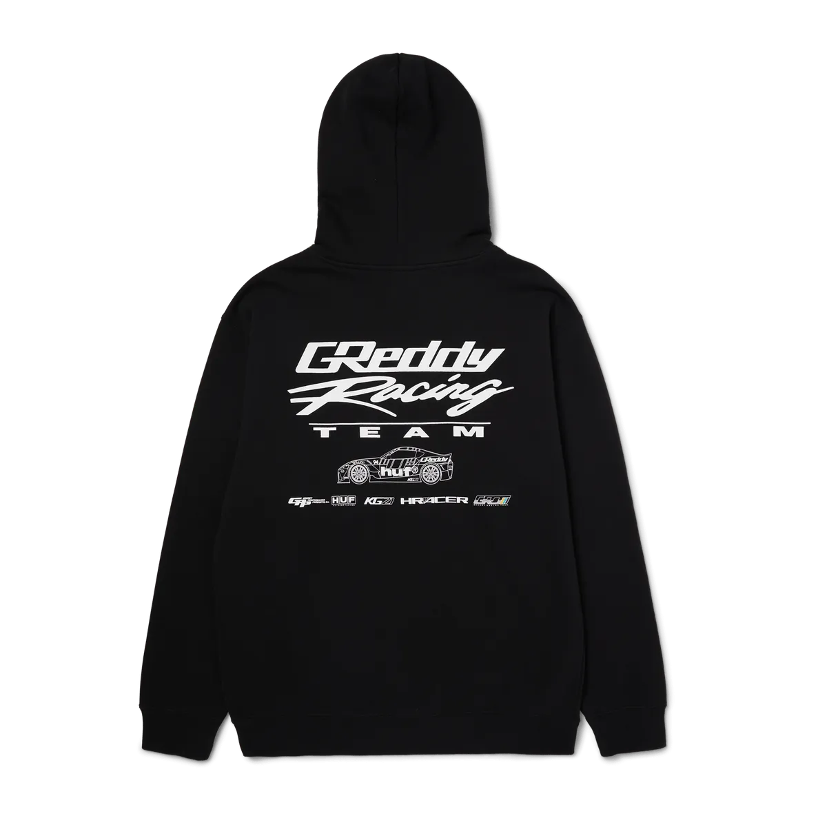 HUF x GReddy Drift Pullover- Black