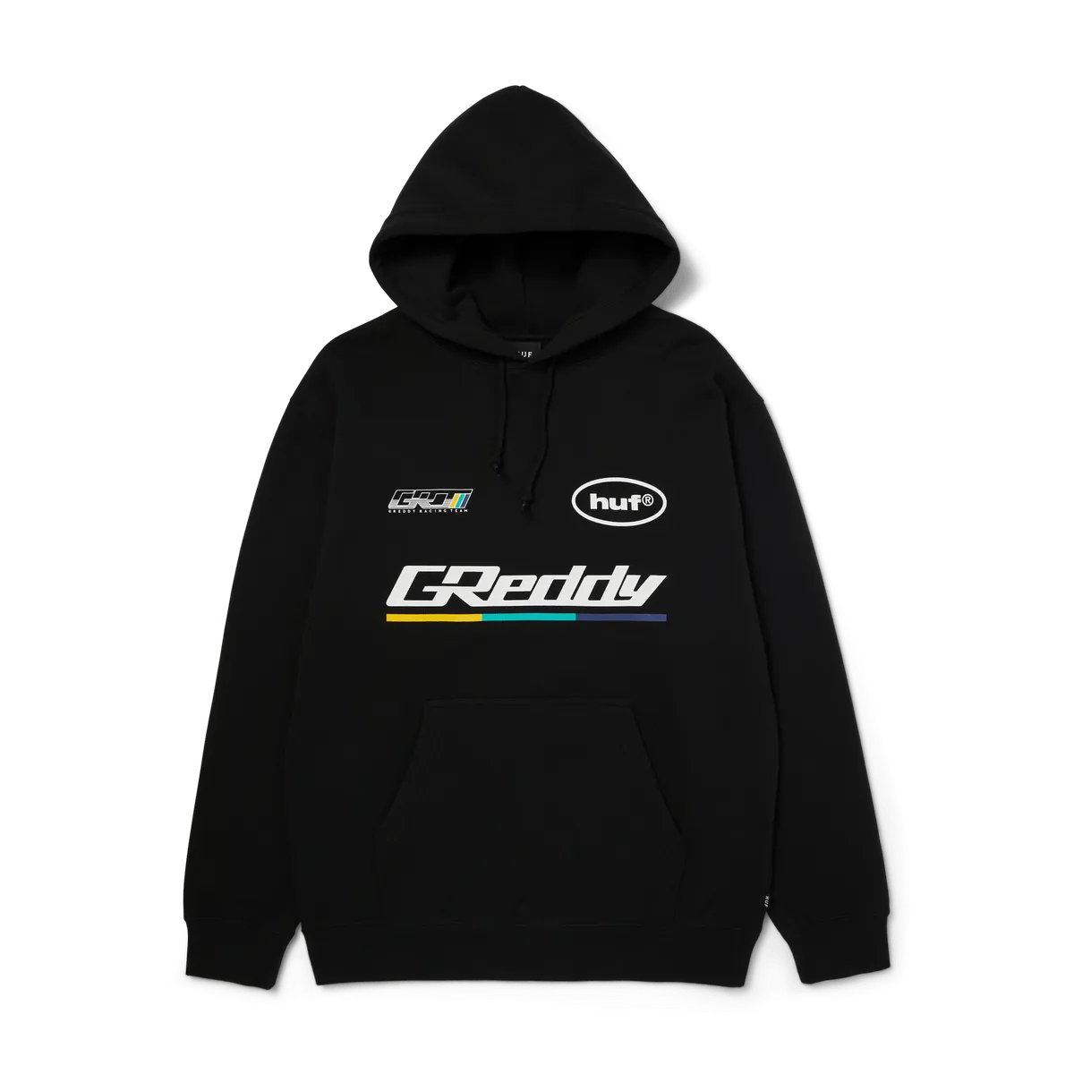 HUF x GReddy Drift Pullover- Black