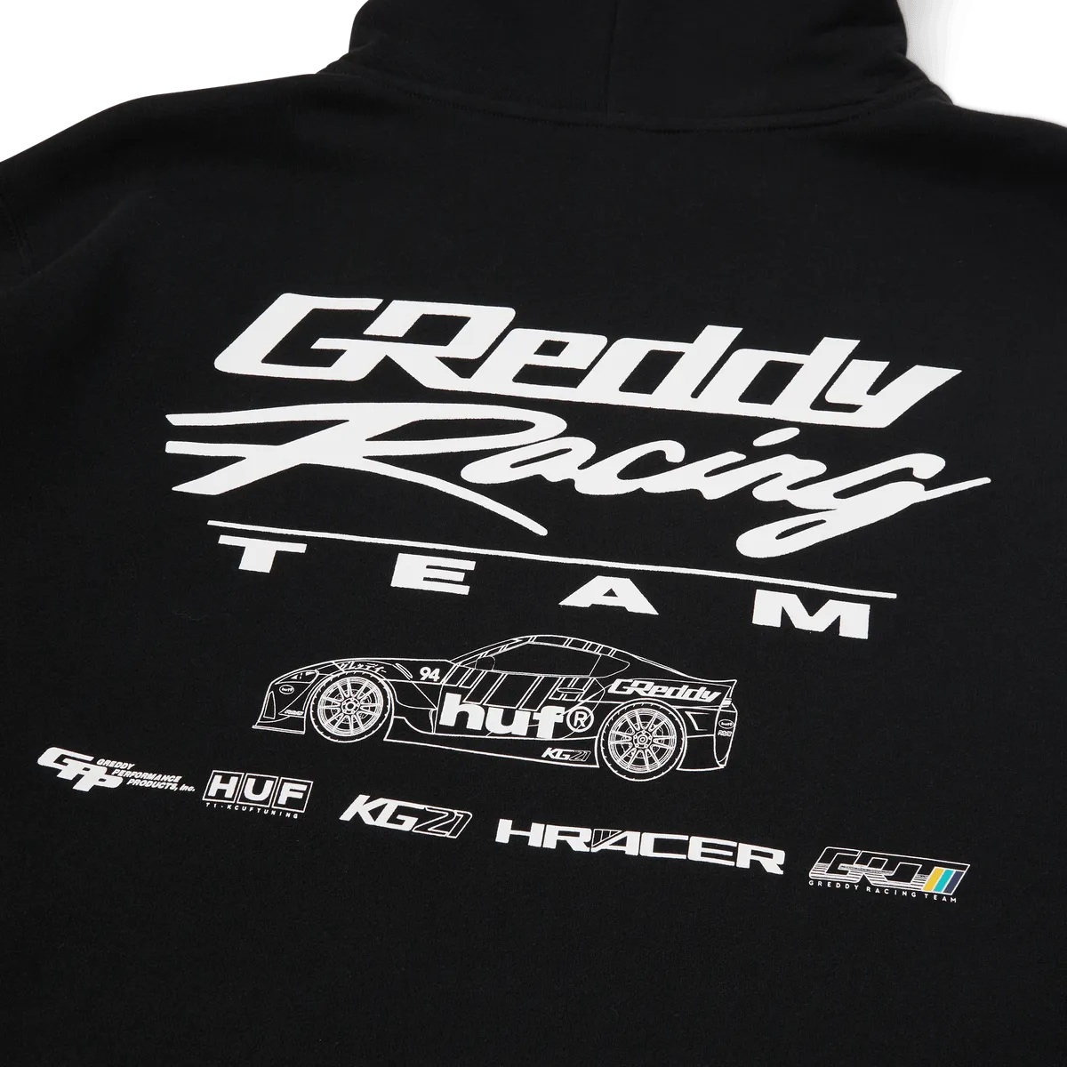 HUF x GReddy Drift Pullover- Black