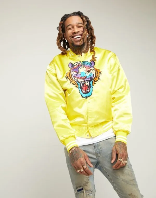 ICON Yellow Bomber Tiger Jacket