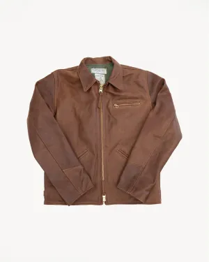 IHSB-SAV-BRN - Iron Heart X Simmons Bilt Horsehide Savannah Jacket - Brown